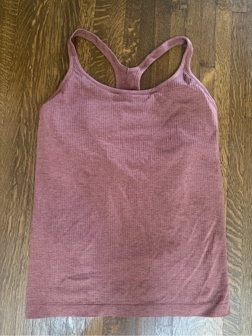 lululemon athletics Ebb to Street Ribbed Racerback Tank - Dusty Rose Mauve